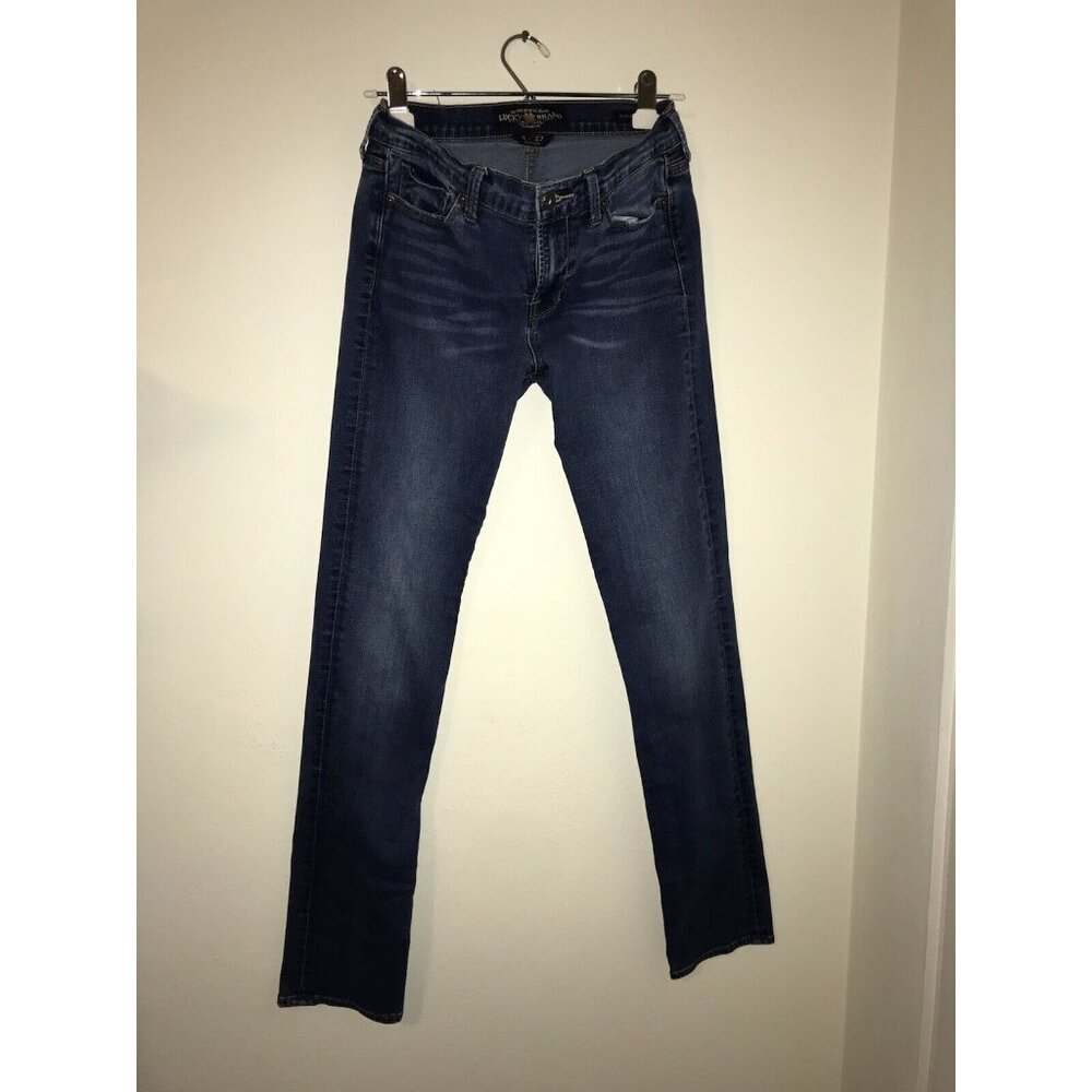 Lucky Brand Jeans Women 4 25x27 Brooke Straight Cut Denim Stretch